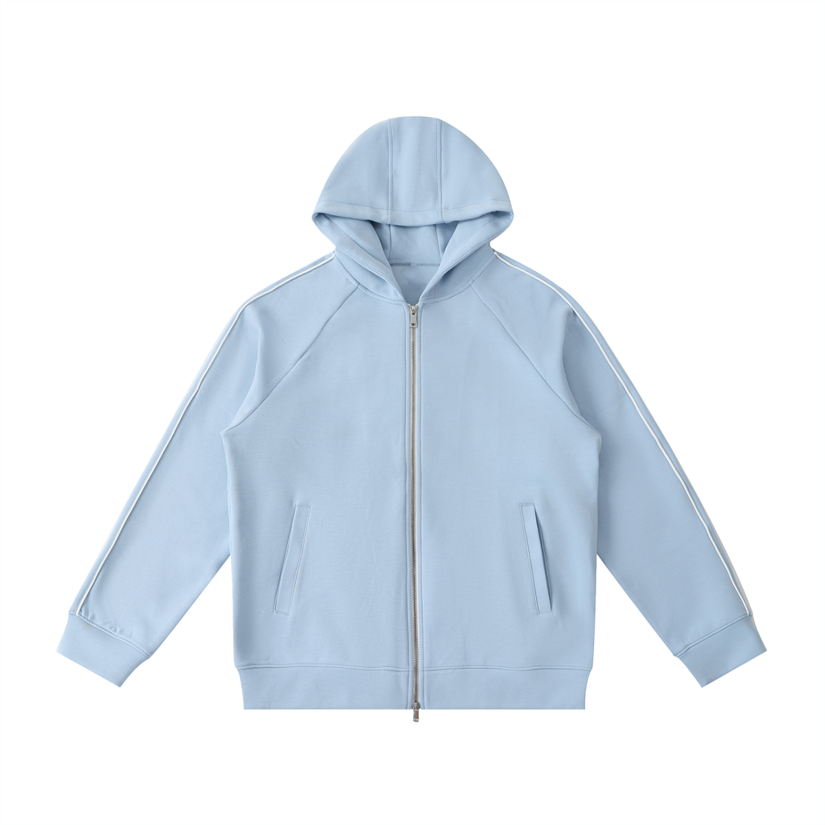 Heavyweight Raglan Sleeve Zip Hoodie – Customisable