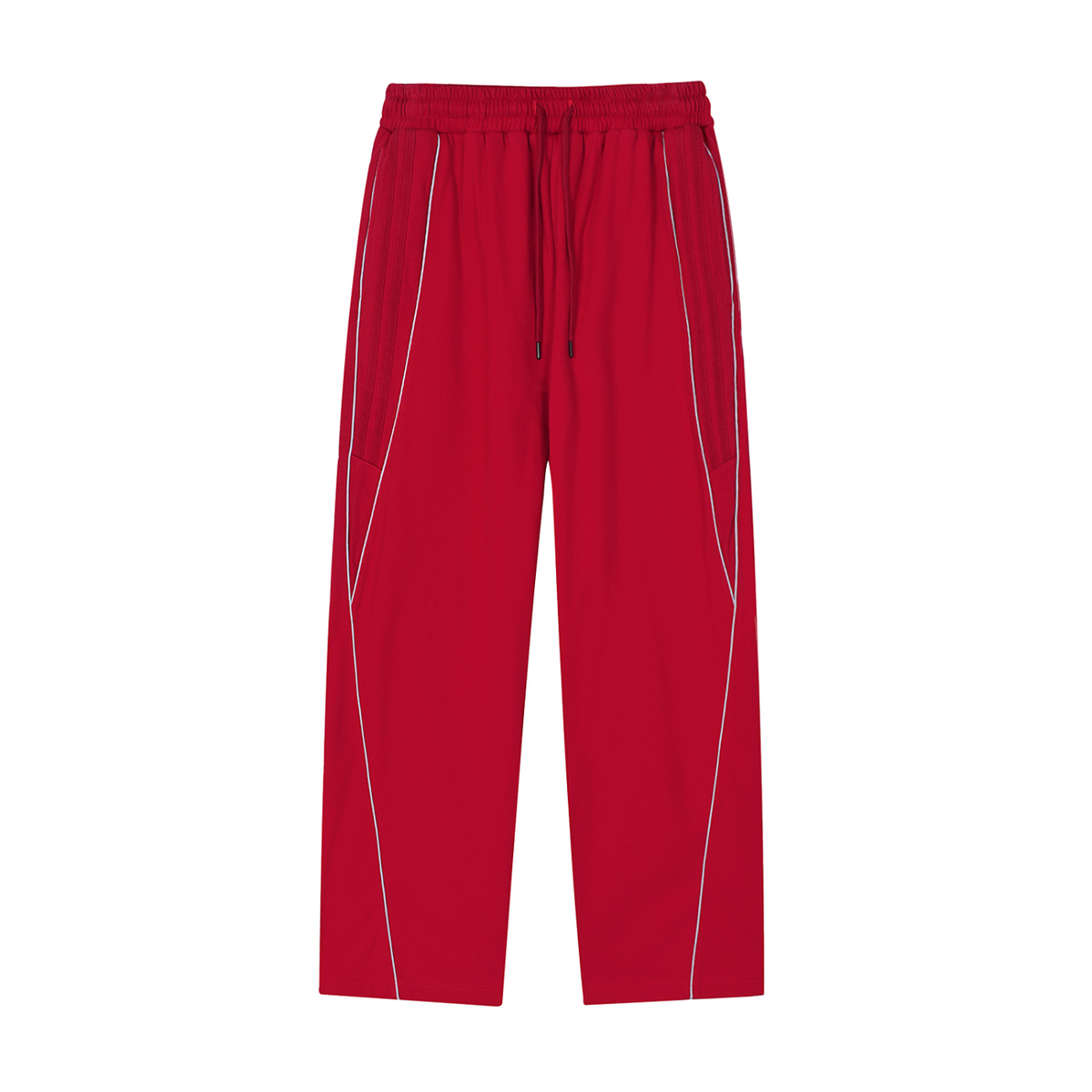 Reflection Striped Straight-Leg Unisex Sweatpants - Customisable