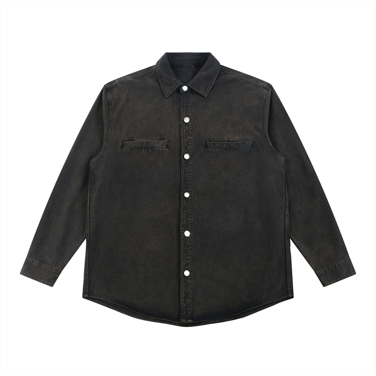 Denim Unisex Vintage Washed Heavyweight Shirt - Customisable