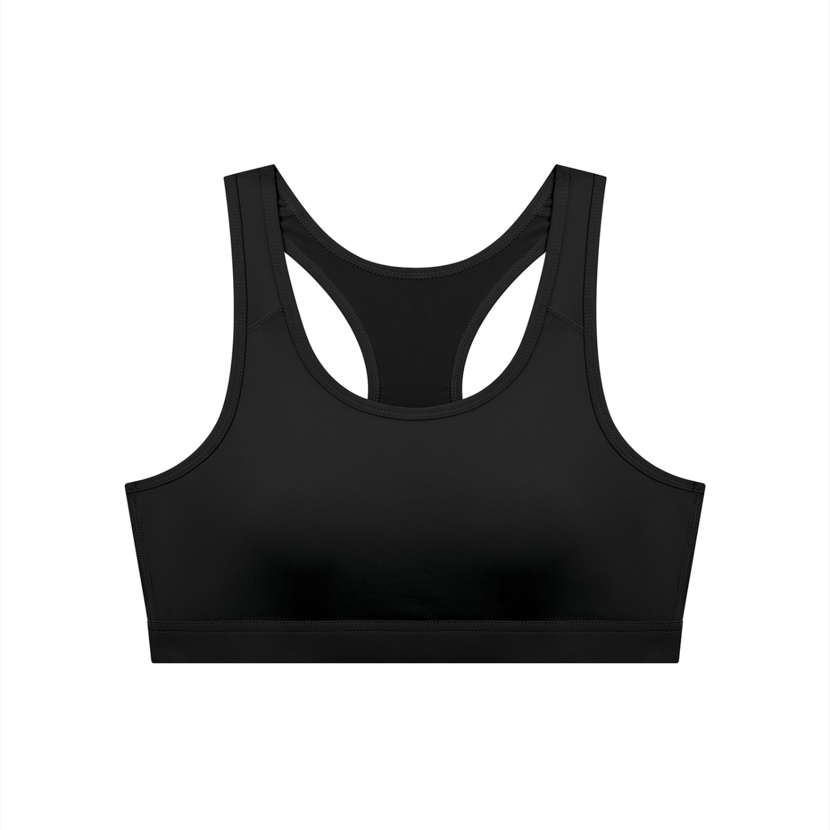 Cropped Sports Bra strap detail close-up
