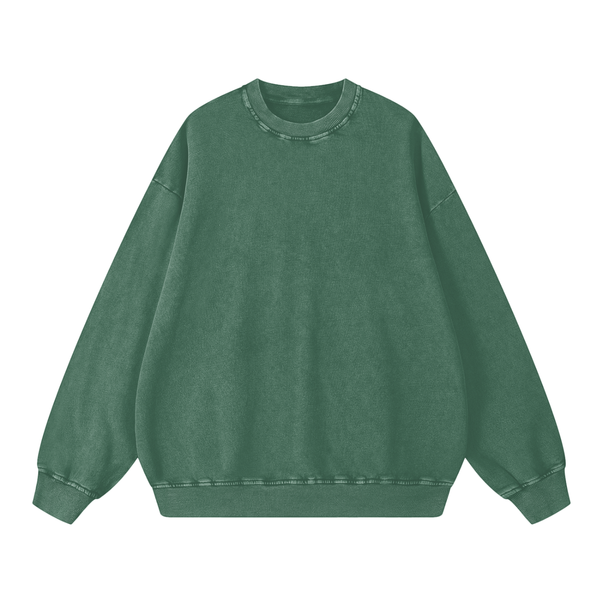 Snow Washed Unisex Oversized Sweatshirt 100% Cotton