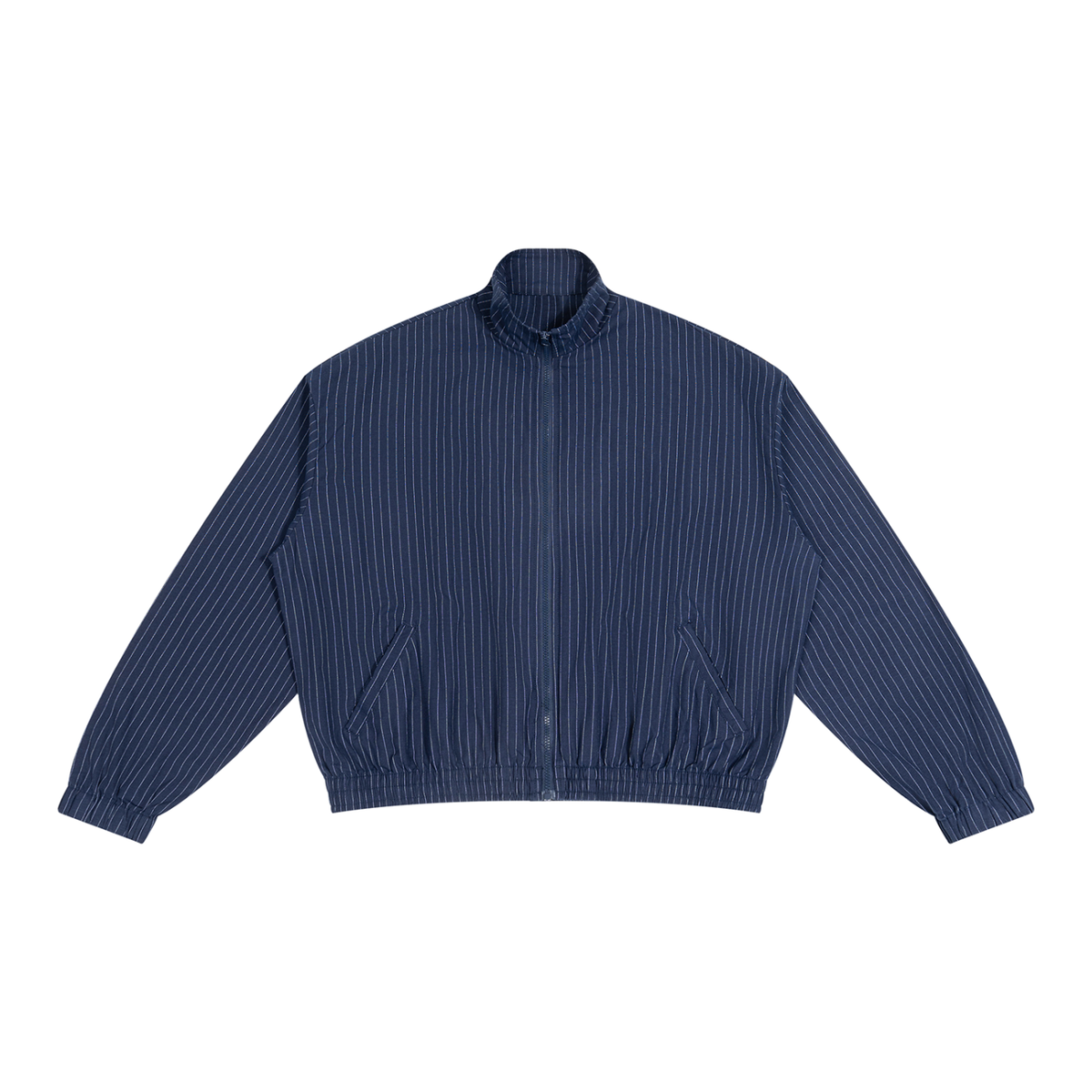 Unisex Striped Full-Zip Track Jacket