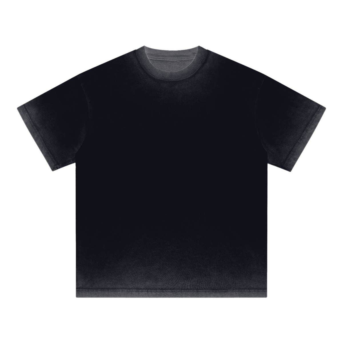 mens-womens-unisex-black-gray-white-Reverse-Dyed-Loose-Cotton-T-Shirt 