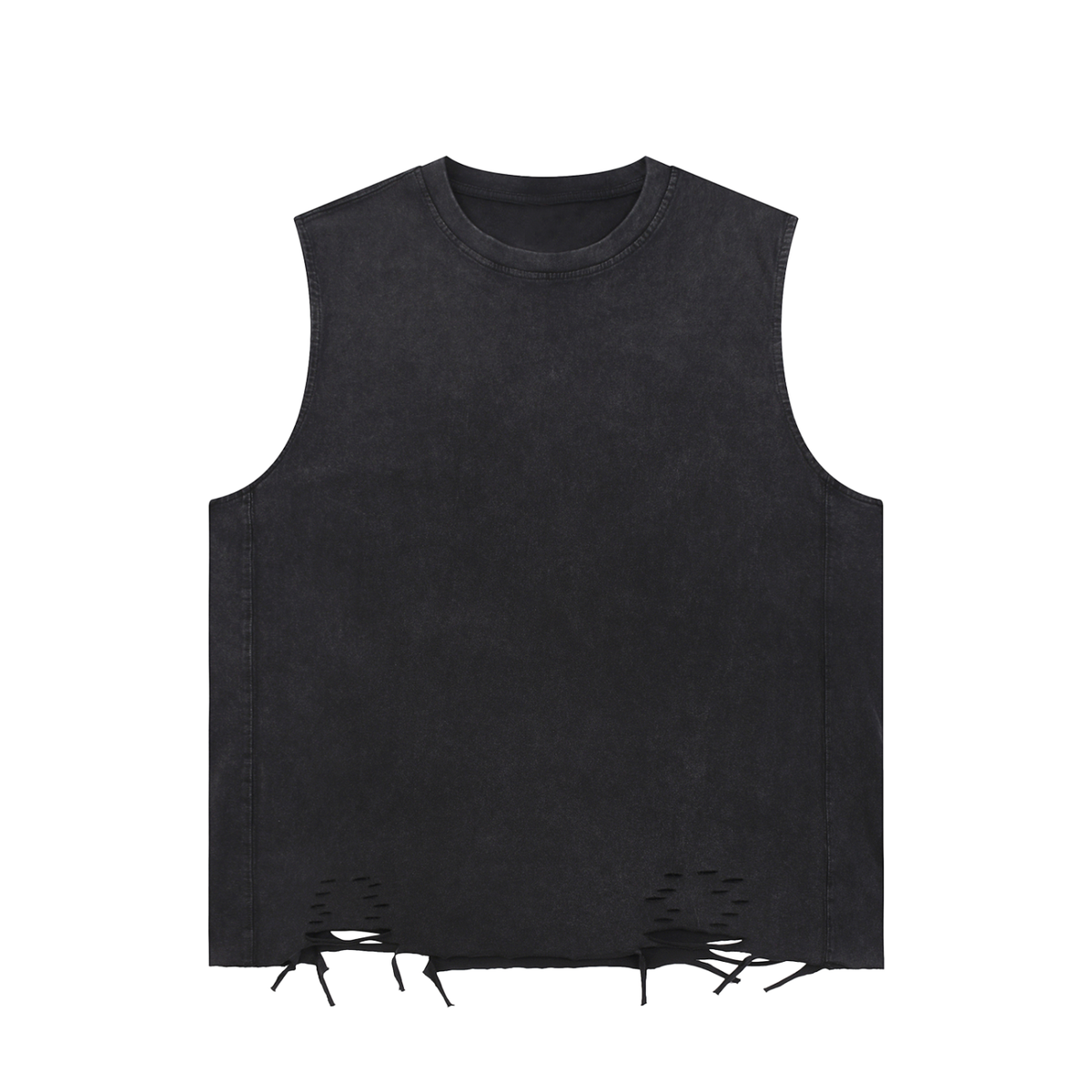 Snow-Washed-Raw-Hem-Tank-Top-mens-womens-unisex-gym-clothing-customisable