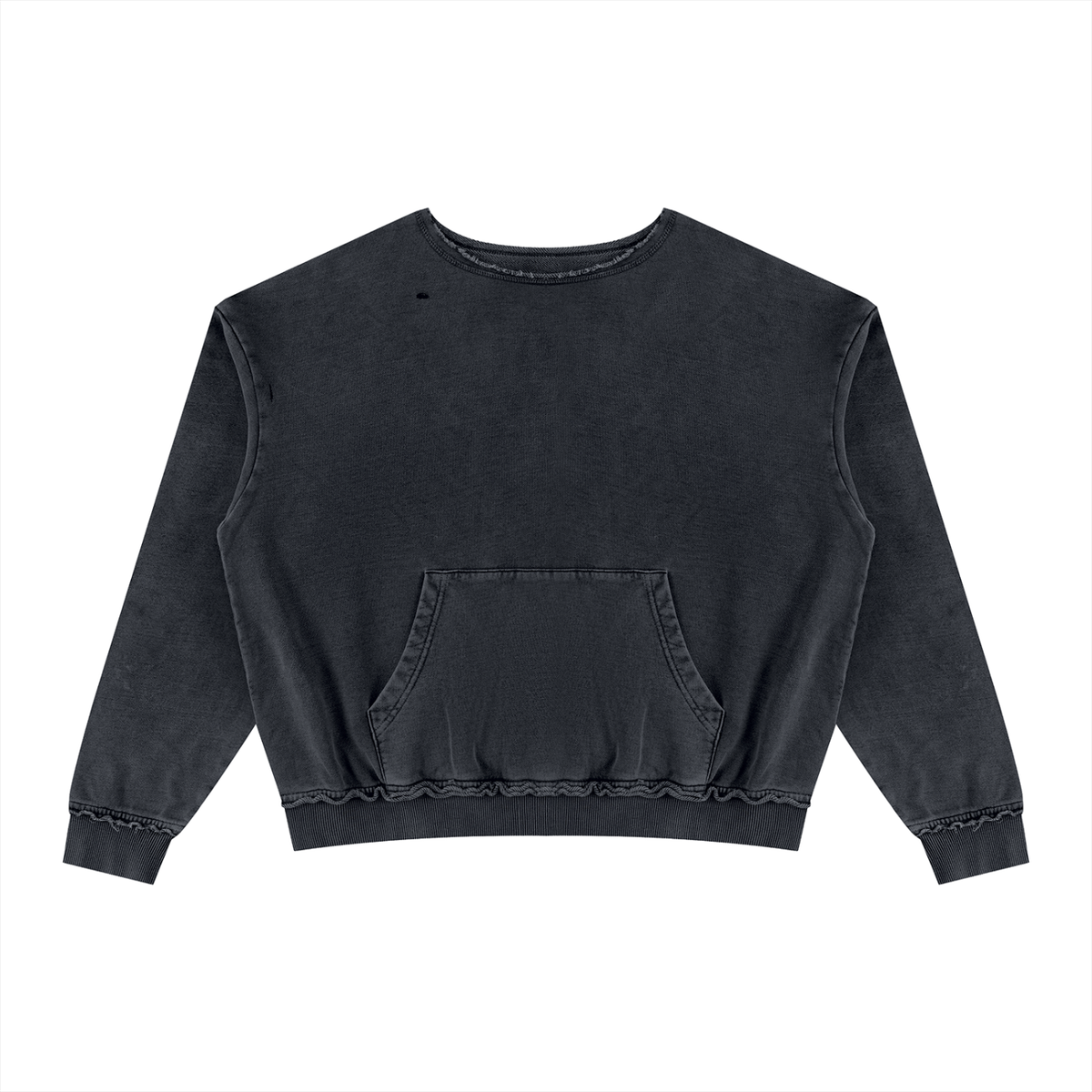 Unisex-Raw-Edge-Crewneck-Sweatshirt-Customisable-mens-womens-pink-black-gray-white