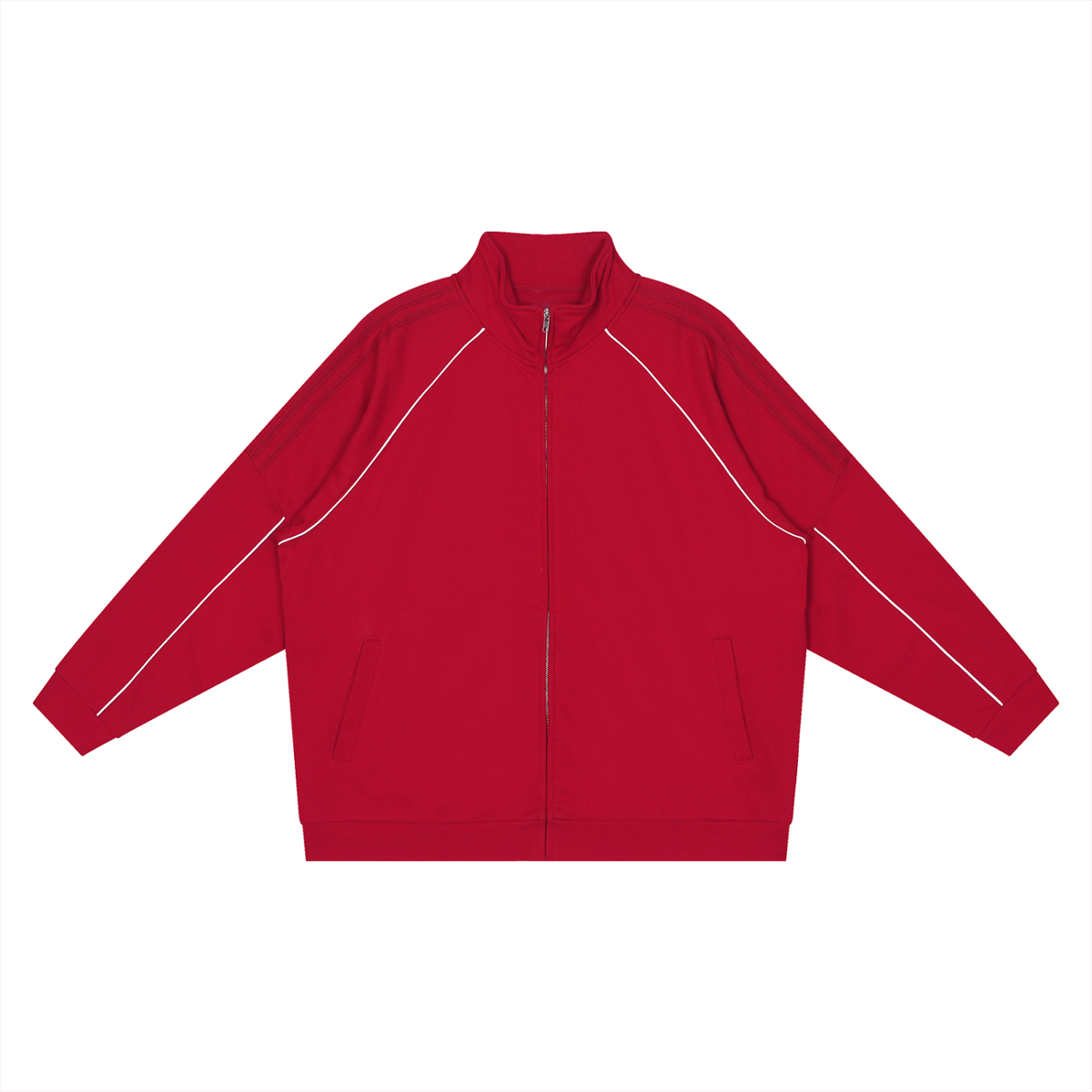 Reflection Striped Raglan Sleeve  Jacket - Customisable