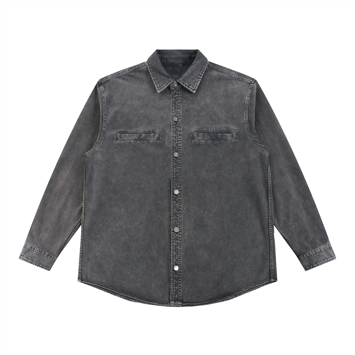 Denim Unisex Vintage Washed Heavyweight Shirt - Customisable