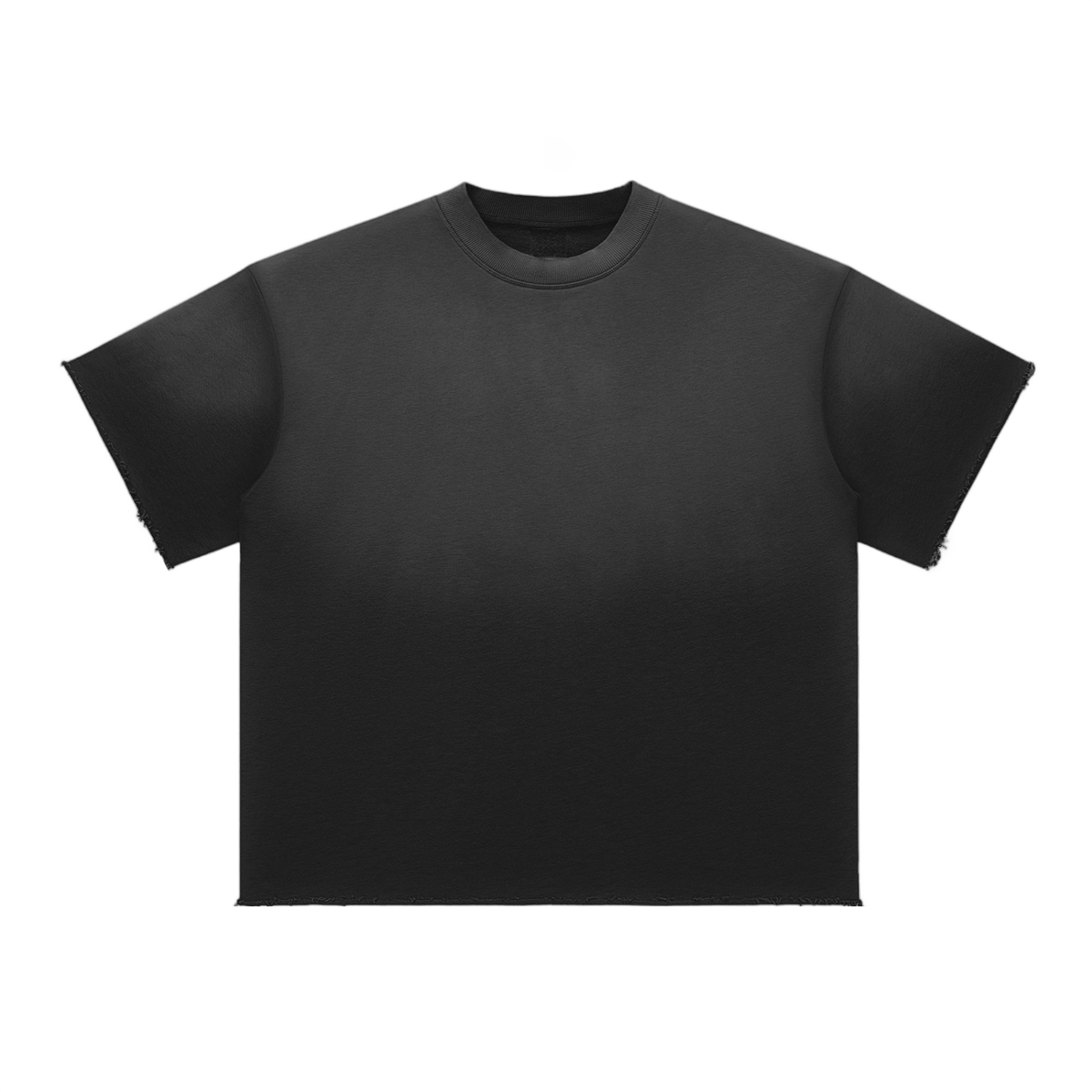 Sun-Fade-Raw-Edge-T-Shirt-mens-loose-fit-oversized-black-gray-white-pink-navy-customisable