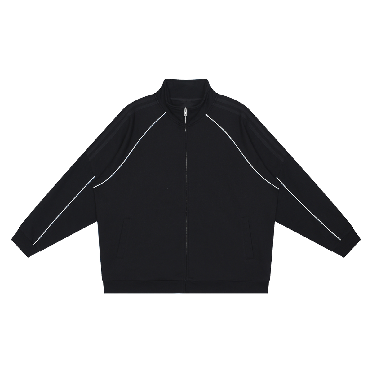 Reflection Striped Raglan Sleeve  Jacket - Customisable