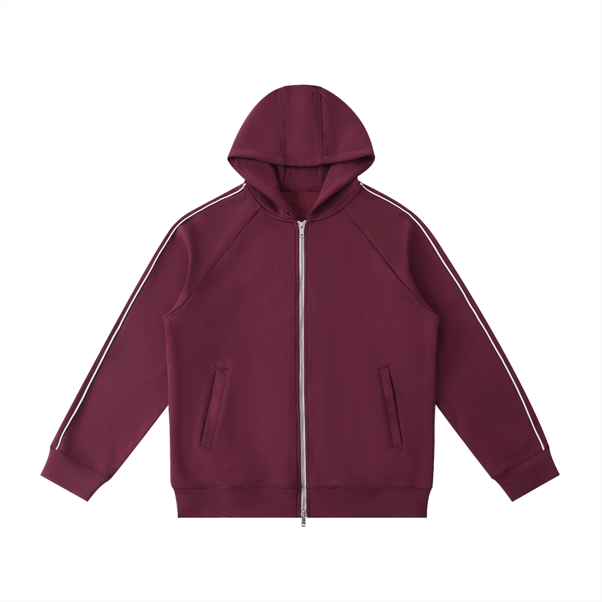Heavyweight Raglan Sleeve Zip Hoodie – Customisable