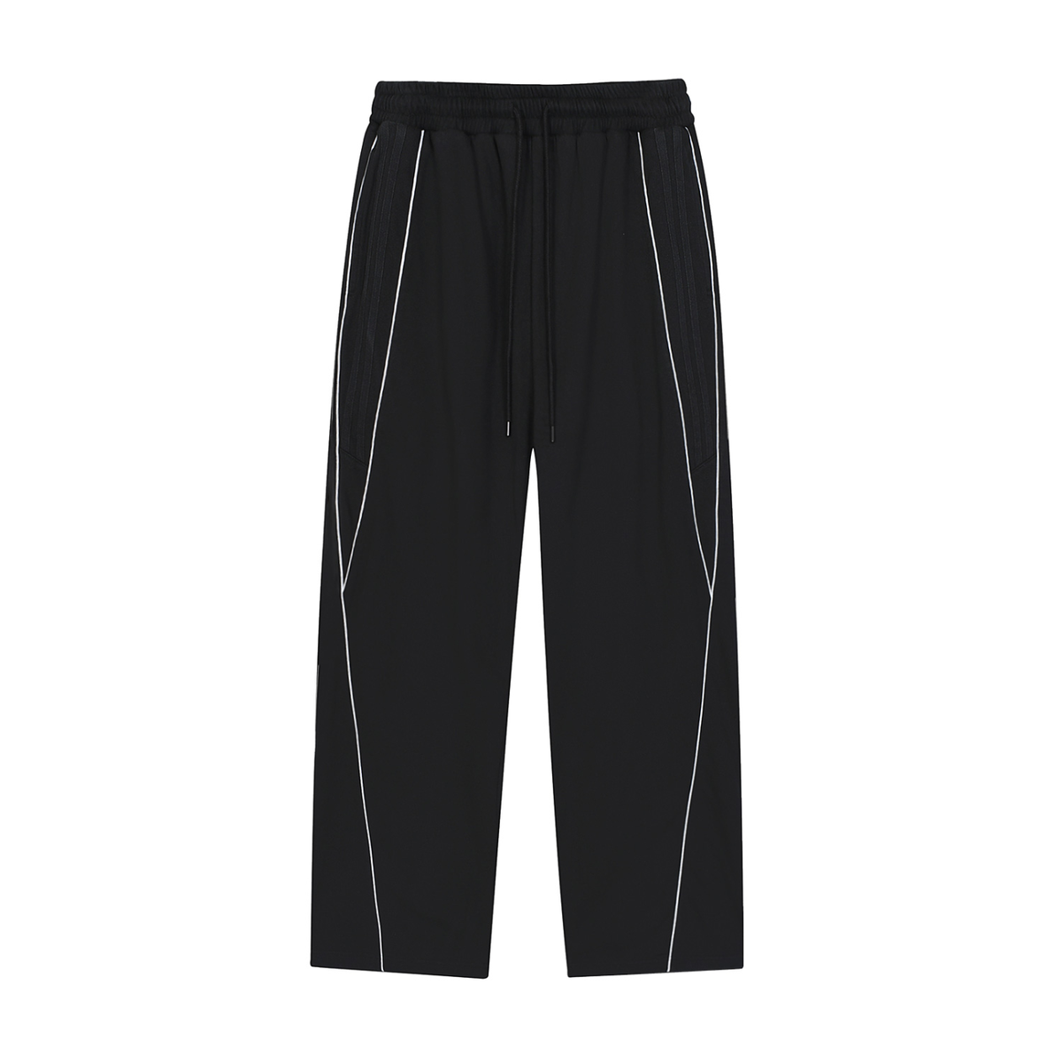 Reflection Striped Straight-Leg Unisex Sweatpants - Customisable