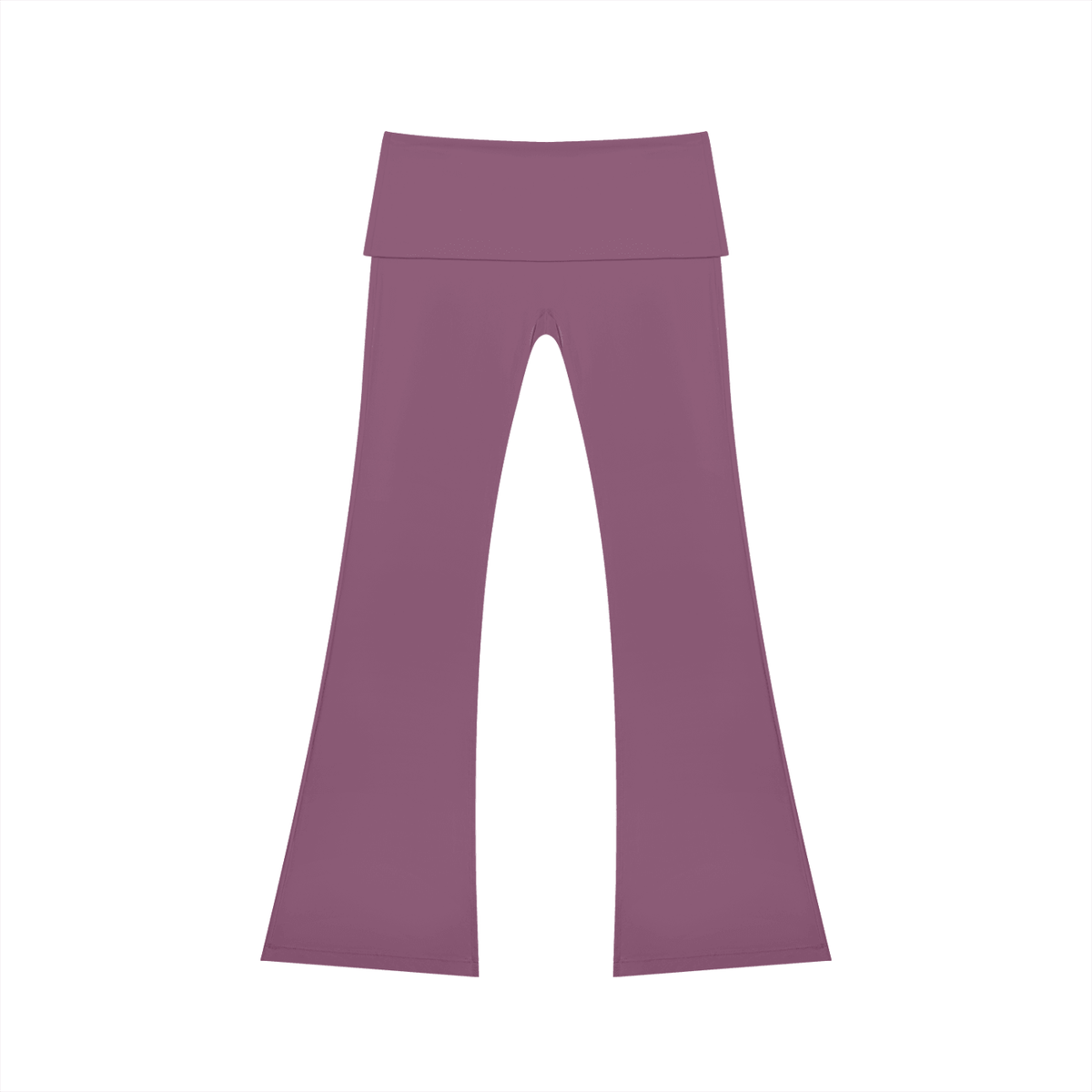 High Rise Flared Yoga Pants waistband detail close-up