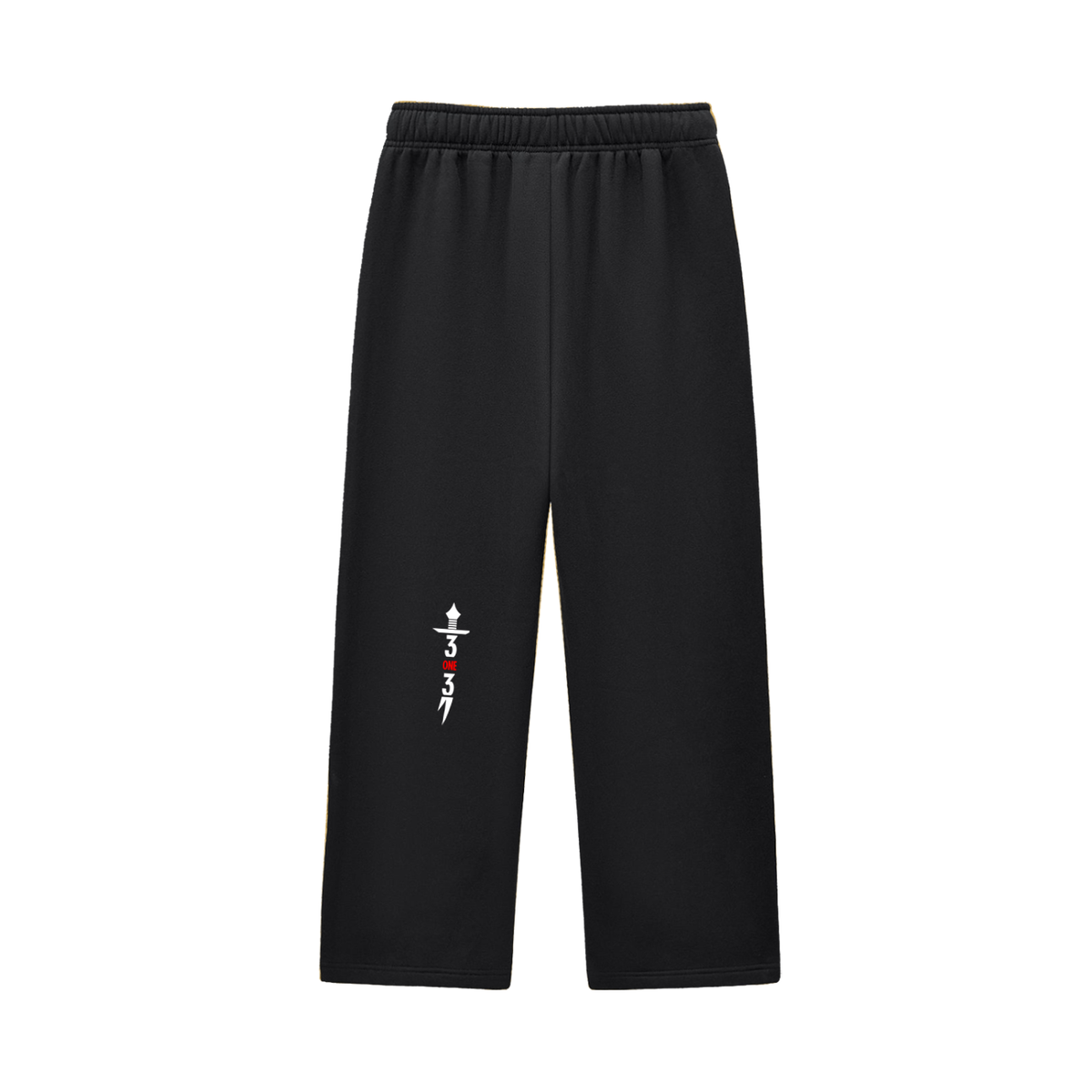 Contrast-Stitched Fleece Sweatpants