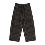 Unisex Plaid Wide Leg Pants