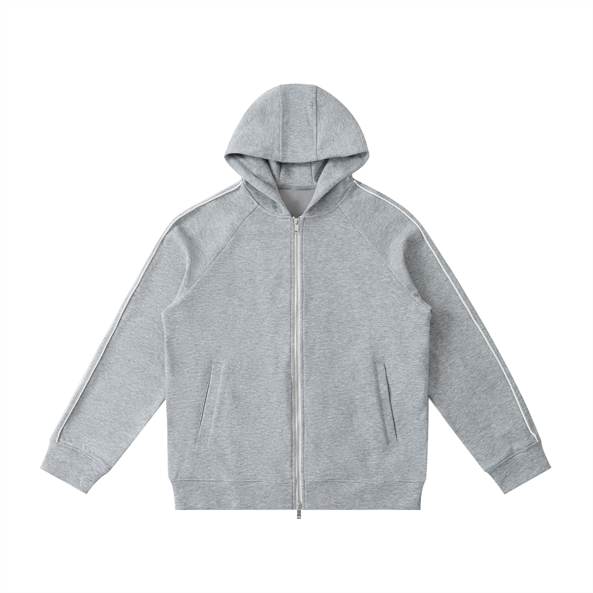 Heavyweight Raglan Sleeve Zip Hoodie – Customisable