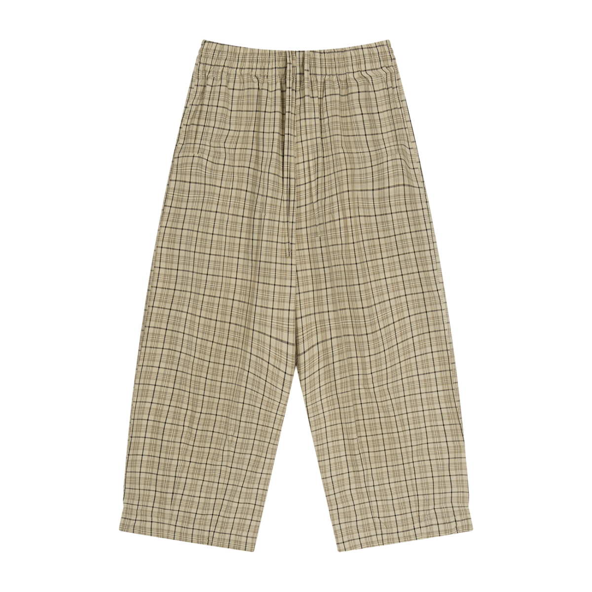 Unisex Plaid Wide Leg Pants