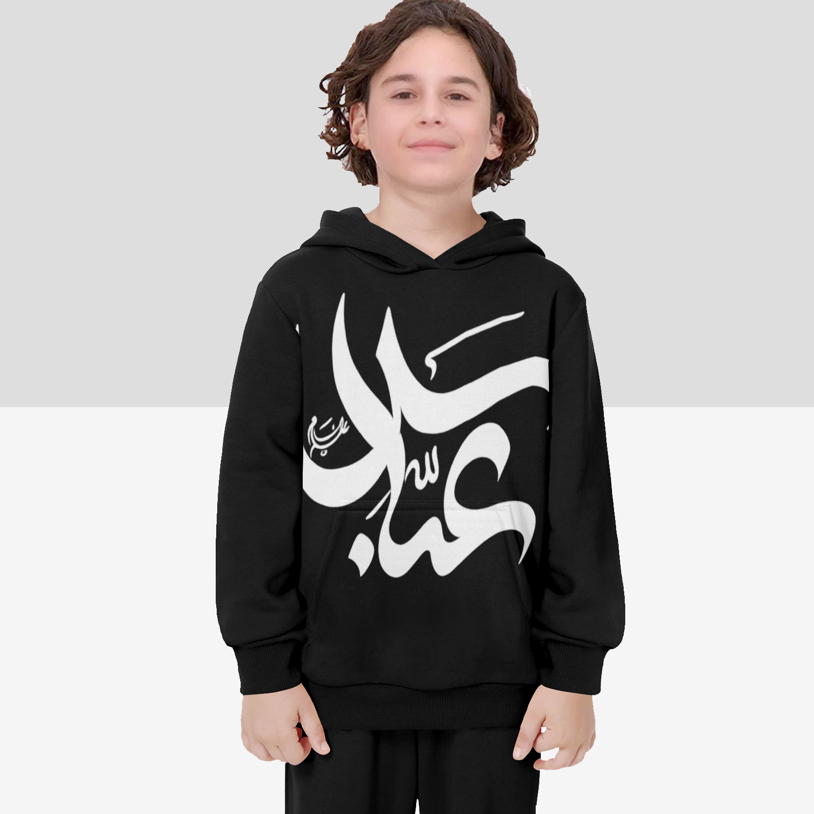 boys-hoodie-with-313-abbas-arabic-text-print-in-black-white-blue-light-blue-yellow-grey-shia-islam