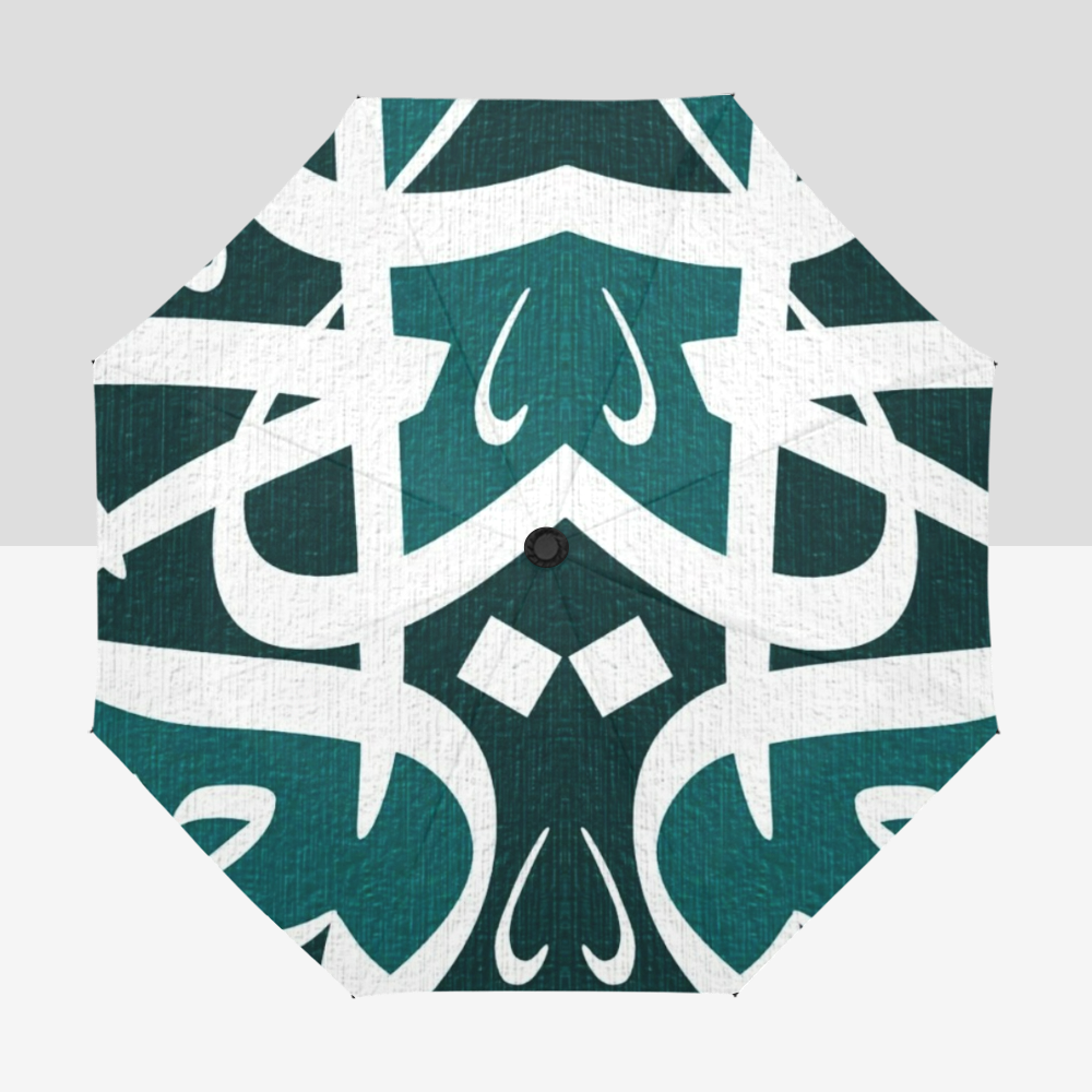 Islamic Calligraphy Umbrella - | Auto-Foldable Umbrella