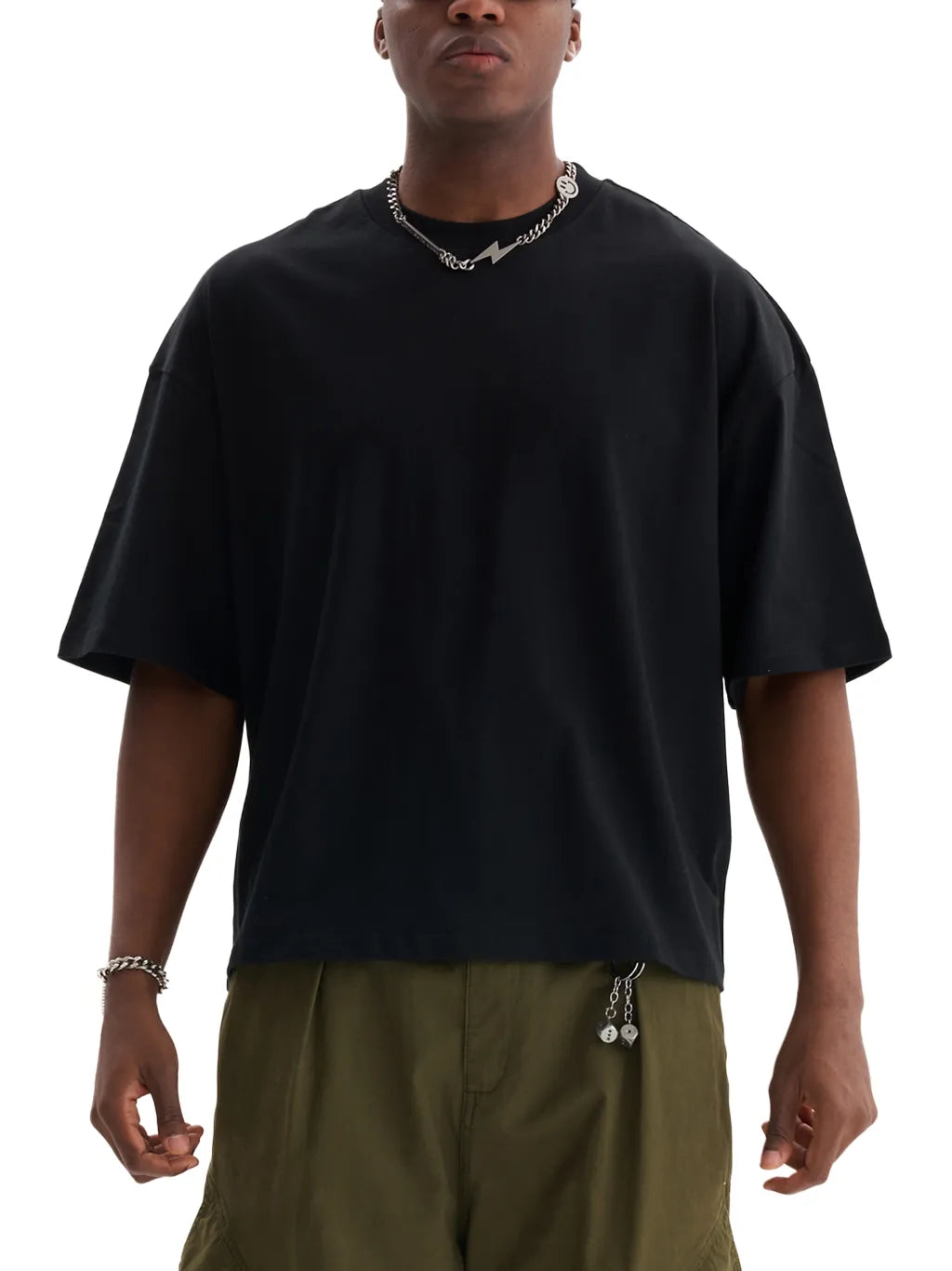Classic-Loose-Boxy-Tee-men-in-black-white-graycustomisable