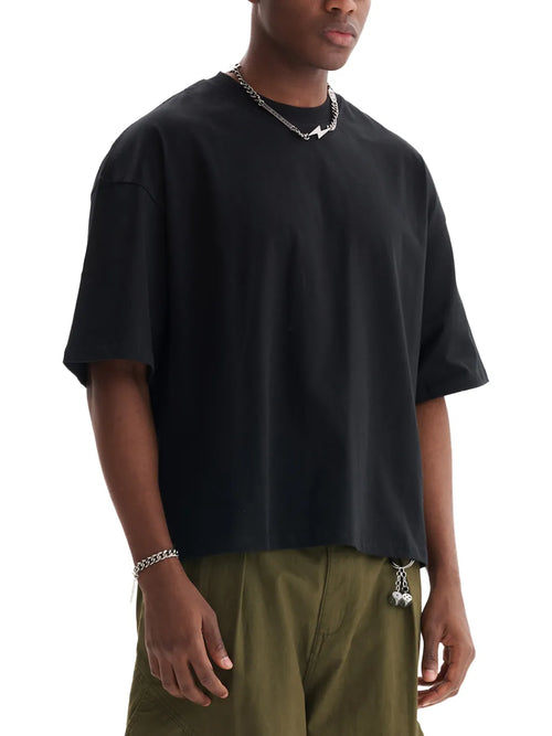Classic-Loose-Boxy-Tee-men-in-black-white-gray-customisable