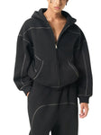 Contrast-Stitched-Boxy-Fleece-Zip-Hoodie-grey-black-customisable