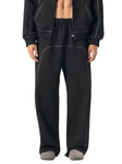 Contrast-Stitched-Fleece-Sweatpants-BLACK GRAY-GREY-CUSTOMISABLE