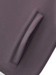 Contrast Side Stripe Fleece Cropped Track Jacket - Customisable
