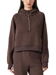 Cropped-Half-Zip-Hoodie-womens-girlspink-brown-black-green-gray-customisable-gym-wear-gym-fitness-clothing