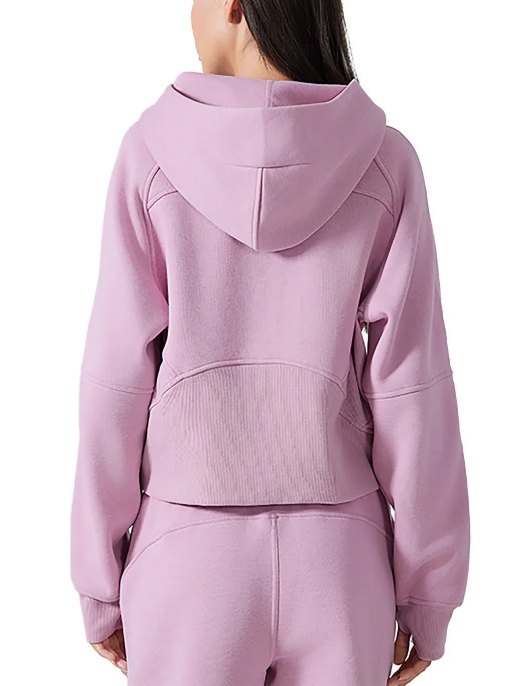 Cropped-Half-Zip-Hoodie-womens-girlspink-brown-black-green-gray-customisable-gym-wear-gym-fitness-clothing
