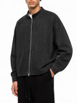 Essential-Zip-Up-Fleeced-Varsity-Jacket-mens-womens-unisex-denim-jacket-black-blue-customisable