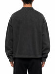 Essential-Zip-Up-Fleeced-Varsity-Jacket-mens-womens-unisex-denim-jacket-black-blue-customisable