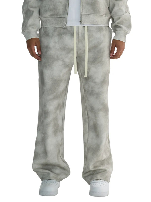 Dirty-Washed-Fleece-Sweatpants-white-gray-sportswear-menswear-tracksuit-customisable