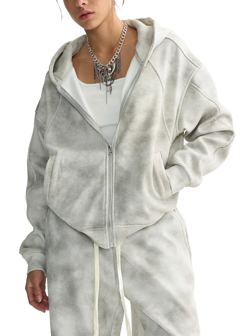 Dirty-Washed-Zip-Up-Fleece-Hoodie-mens-customisable
