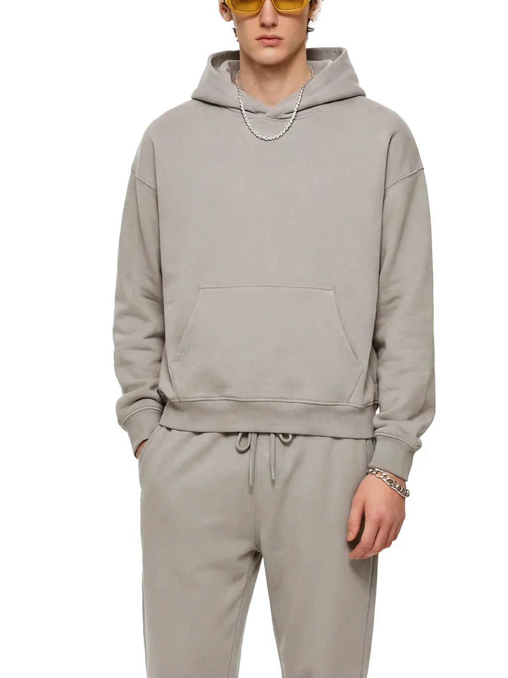 Essential Boxy Heavyweight Drop-Shoulder Hoodie