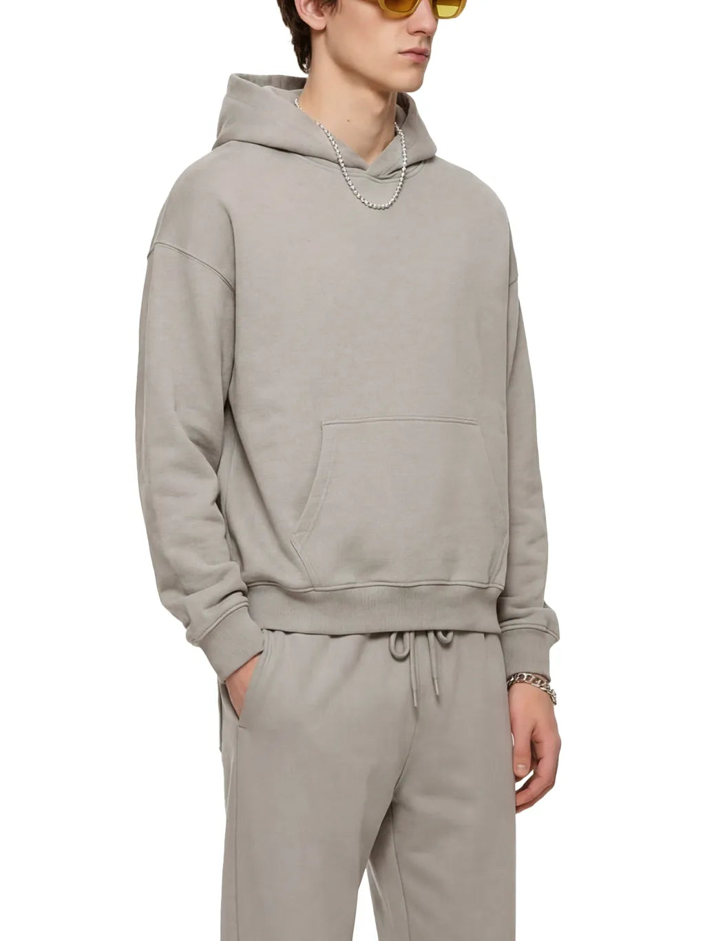 Essential Boxy Heavyweight Drop-Shoulder Hoodie
