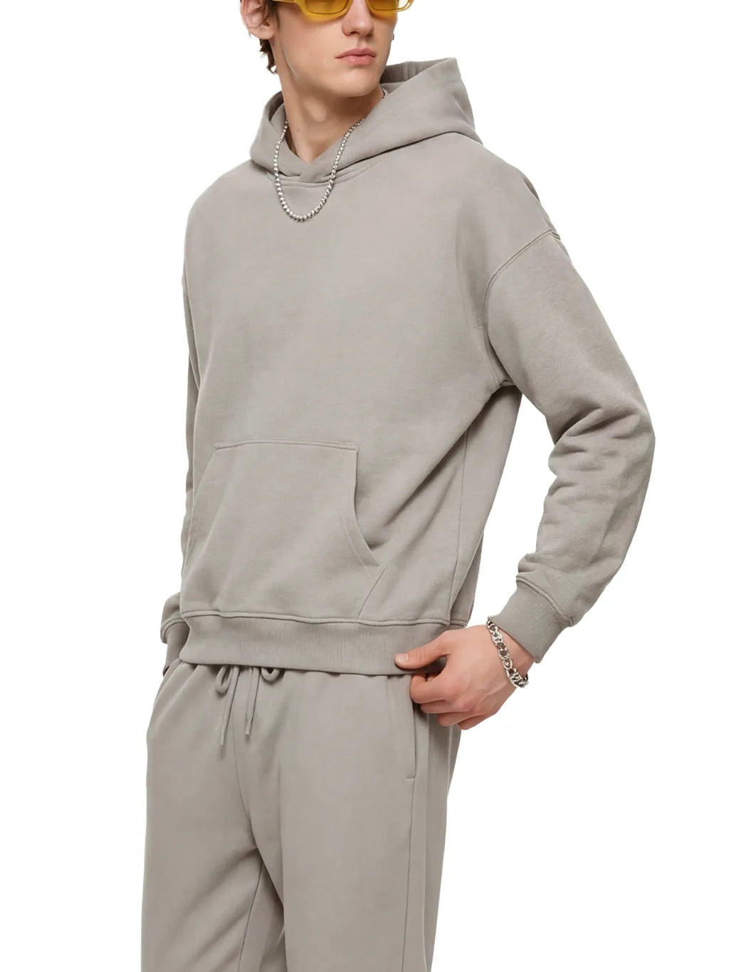 Essential Boxy Heavyweight Drop-Shoulder Hoodie