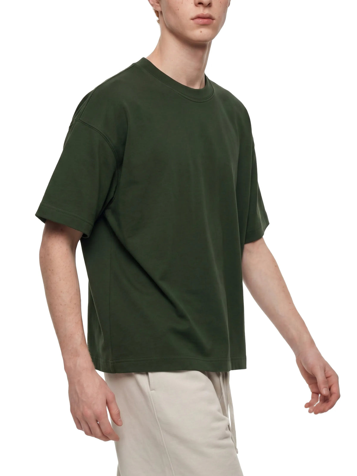 mens-womens-unisex-Essential-Cotton-Boxy-T-Shirt-in-green-navyblack-white-blue-coffee-gray-red-blue-cotton-oversized-loose-fit