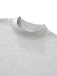 Essential Fleece Mock-Neck Crew Sweatshirt - Customisable