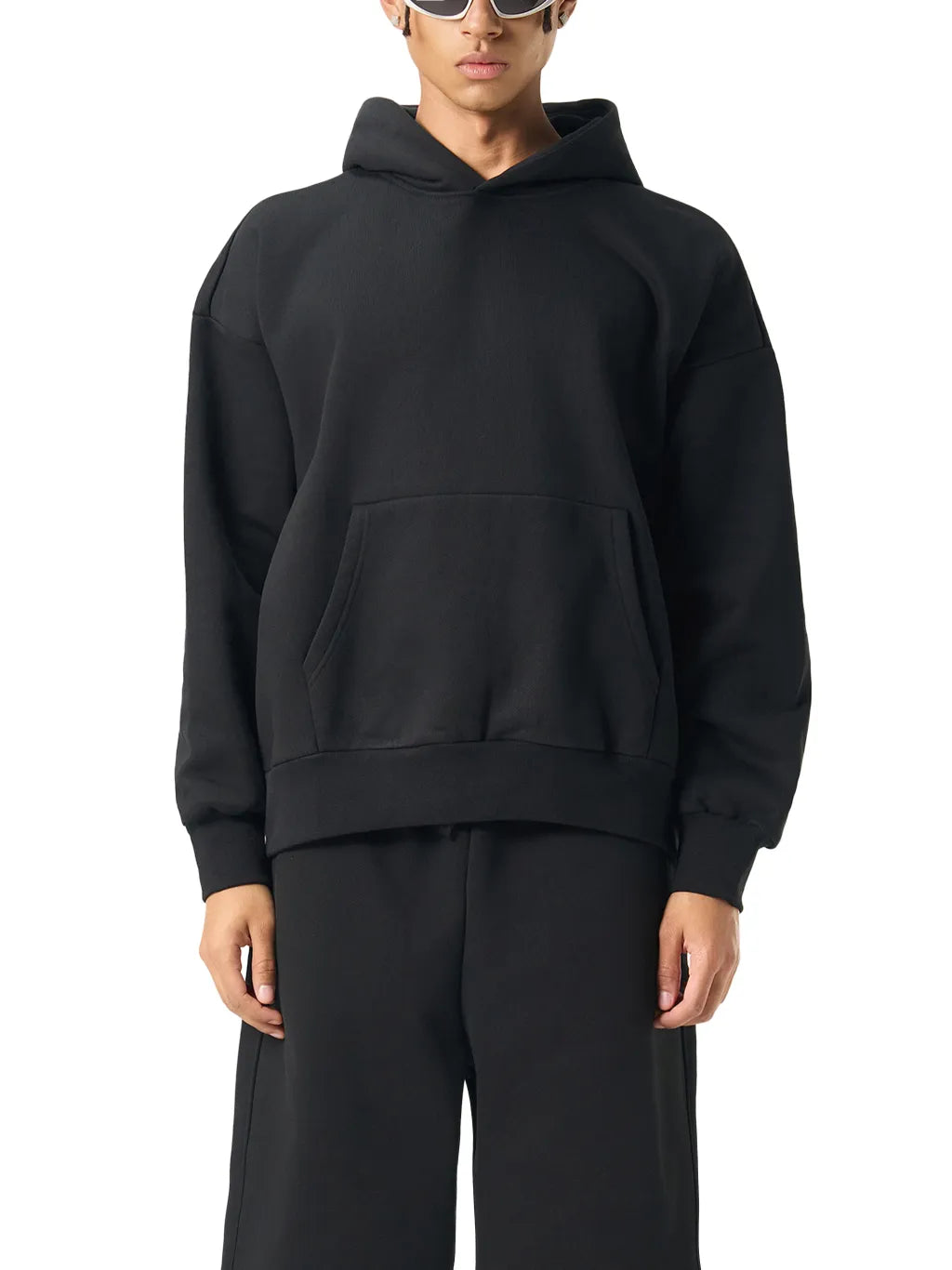 essential-heavyweight-fleece-hoodie-customisable-nblack-grey-coffee-dark-grey-white