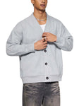 Essential-Heavyweight-Sweat-Cardigan-for-men-grey-black-customisable