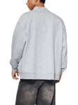 Essential-Heavyweight-Sweat-Cardigan-for-men-grey-black-customisable