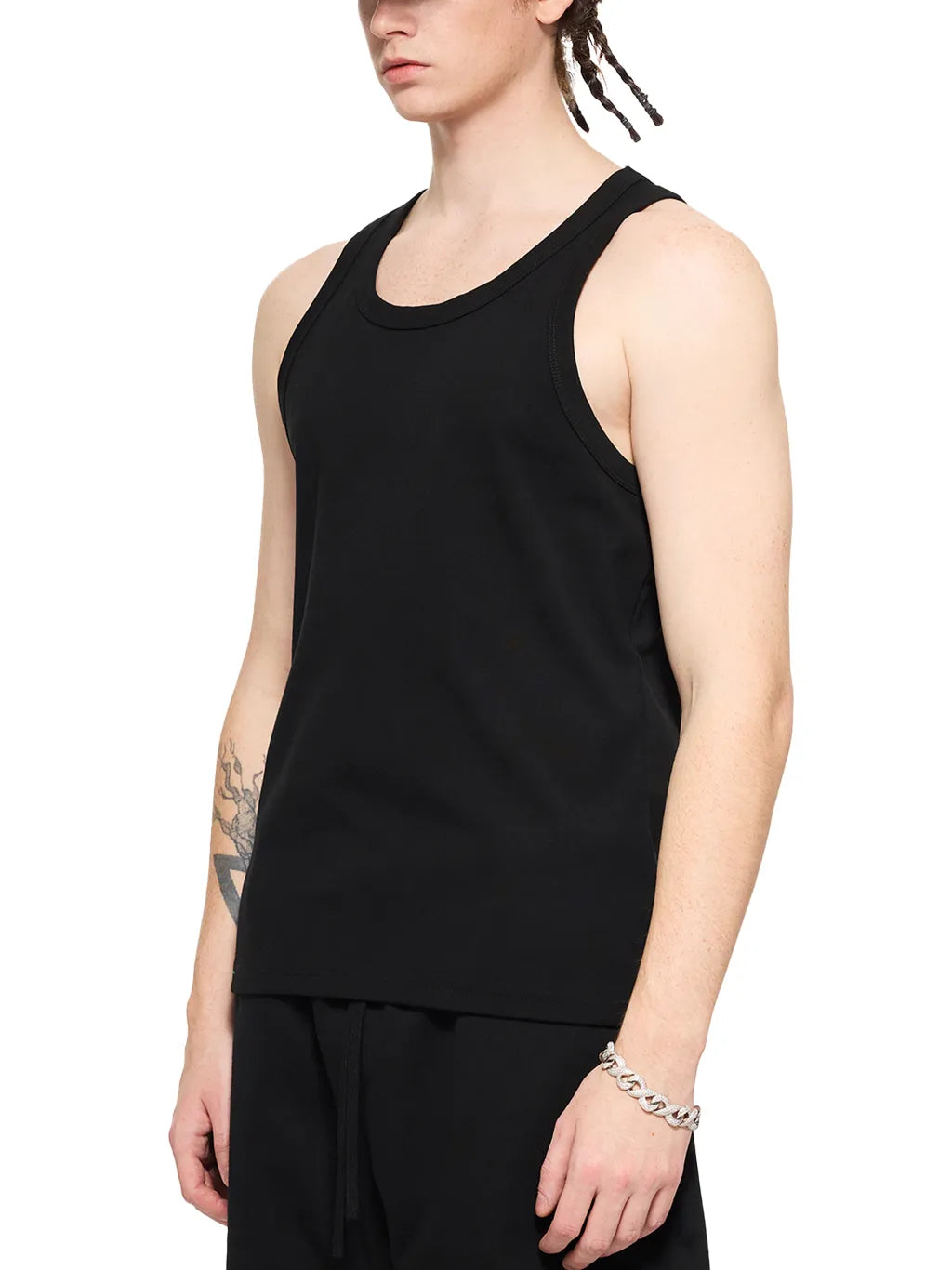 mens-gym-vest-Essential-Performance-Tank-Top-black-gray-white-customisable