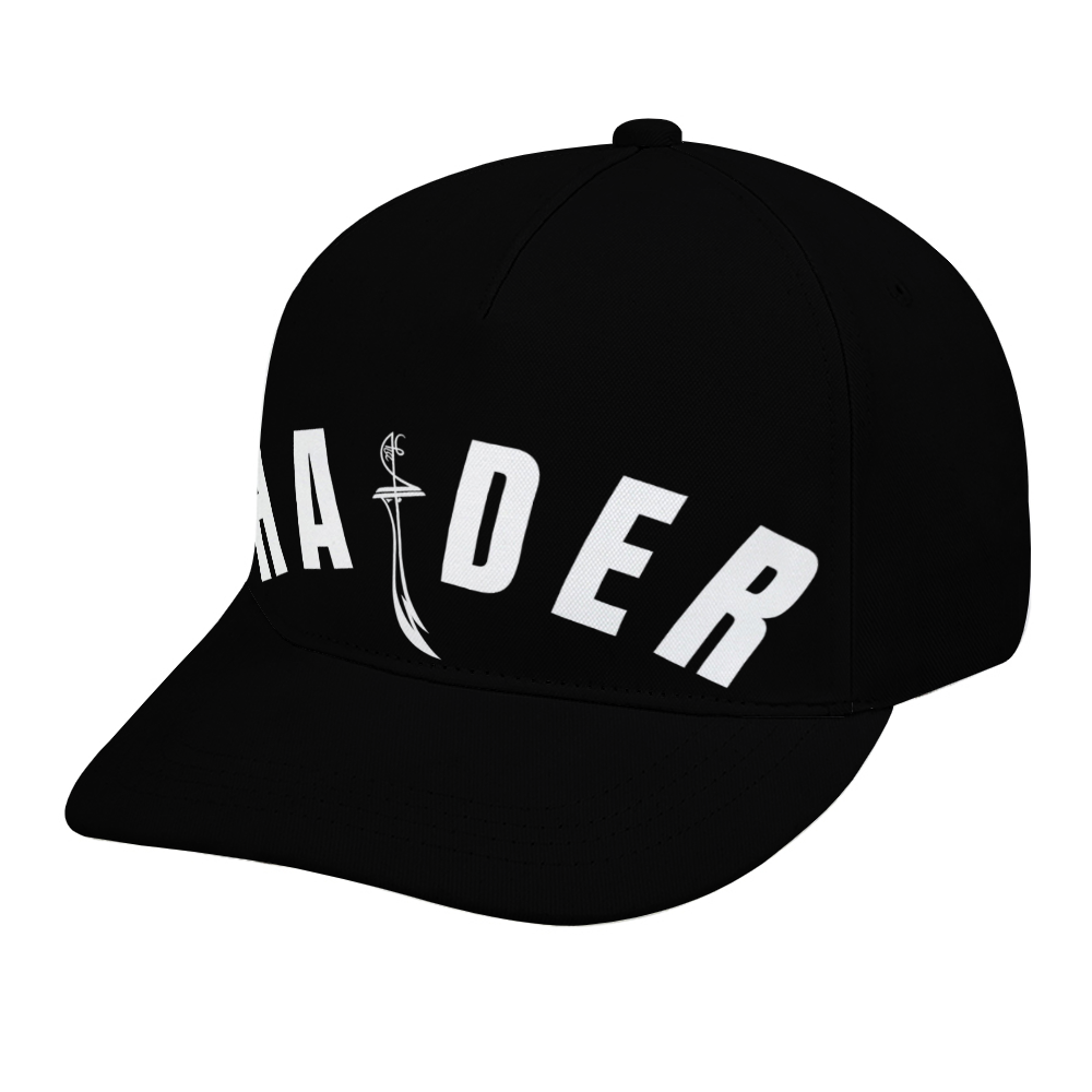 unisex-baseball-cap-with-haider-in-black-red-baby-blue-dark-blue-yellow-grey-pink