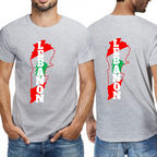 Men's T-Shirt  - Lebanon | Pure Cotton Streetwear Graphic Tee
