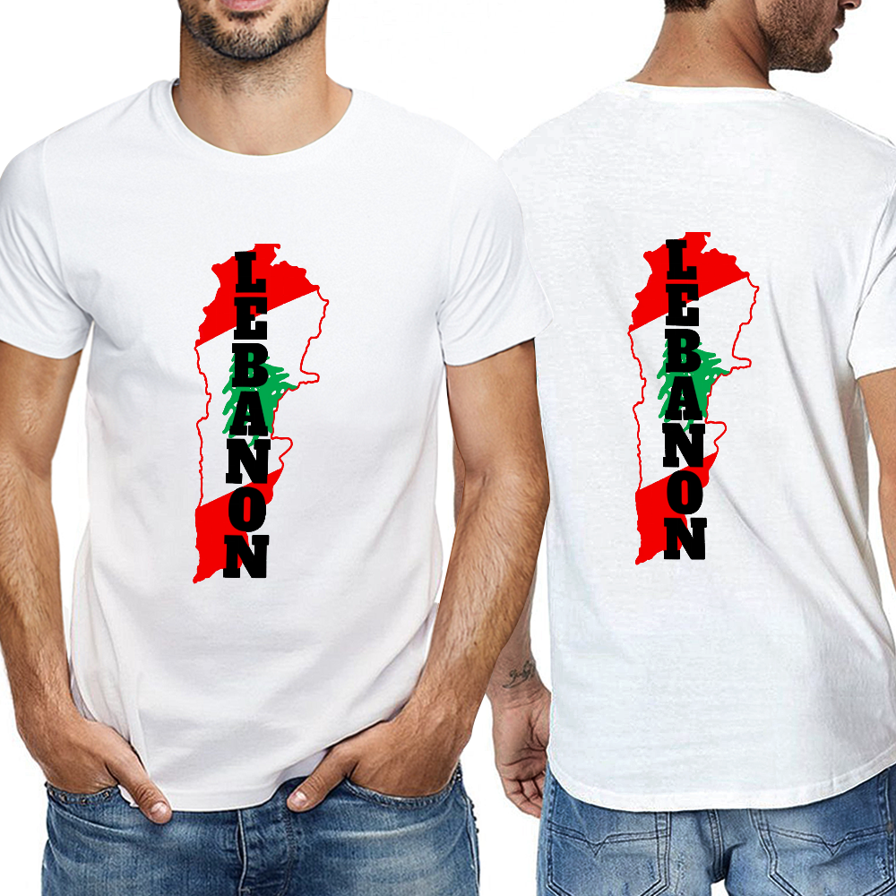 Men's T-Shirt  - Lebanon | Pure Cotton Streetwear Graphic Tee