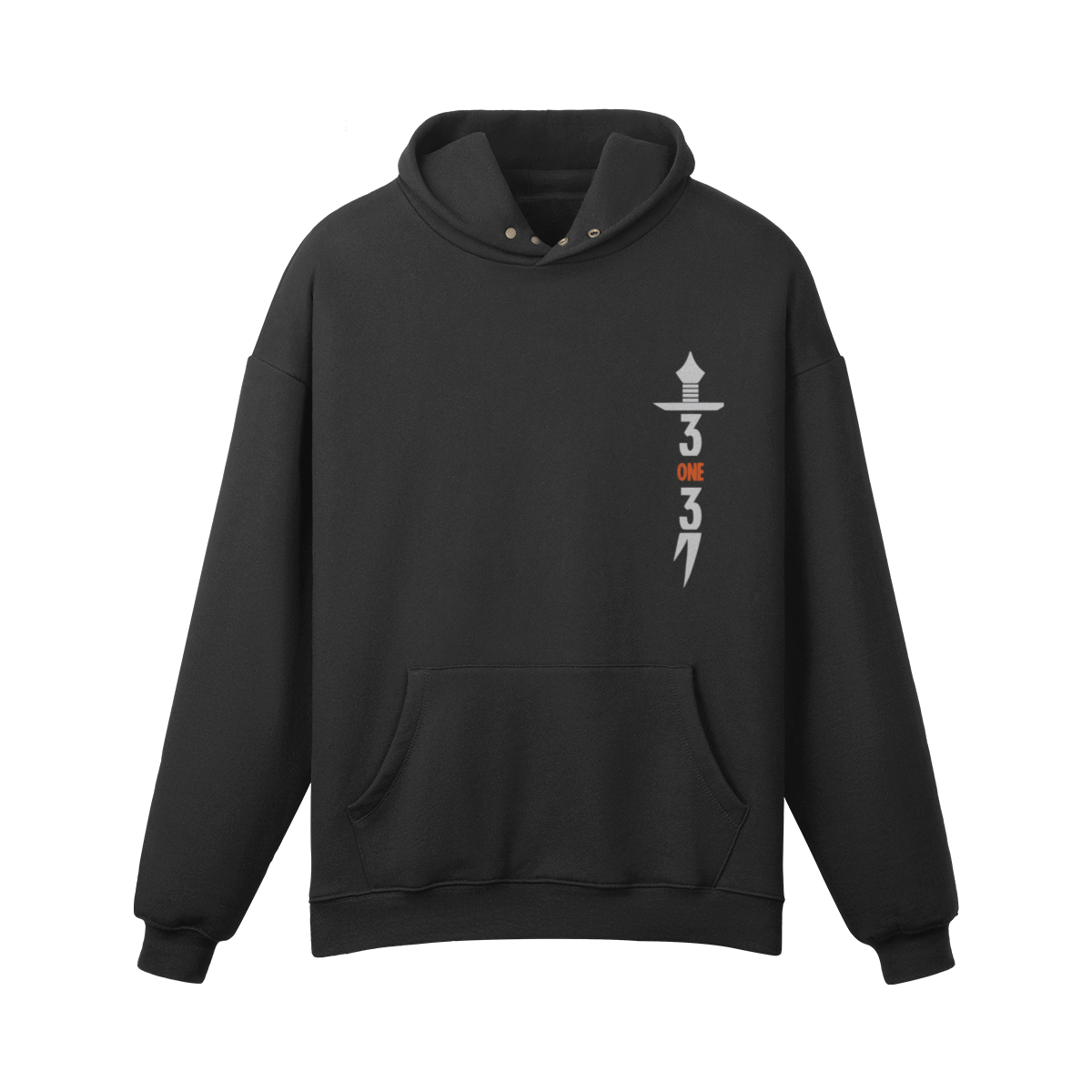 Unisex Pure Cotton Heavyweight High Collar Hoodie - "313 Death With Dignity Is Better Than A Life Of Humiliation"