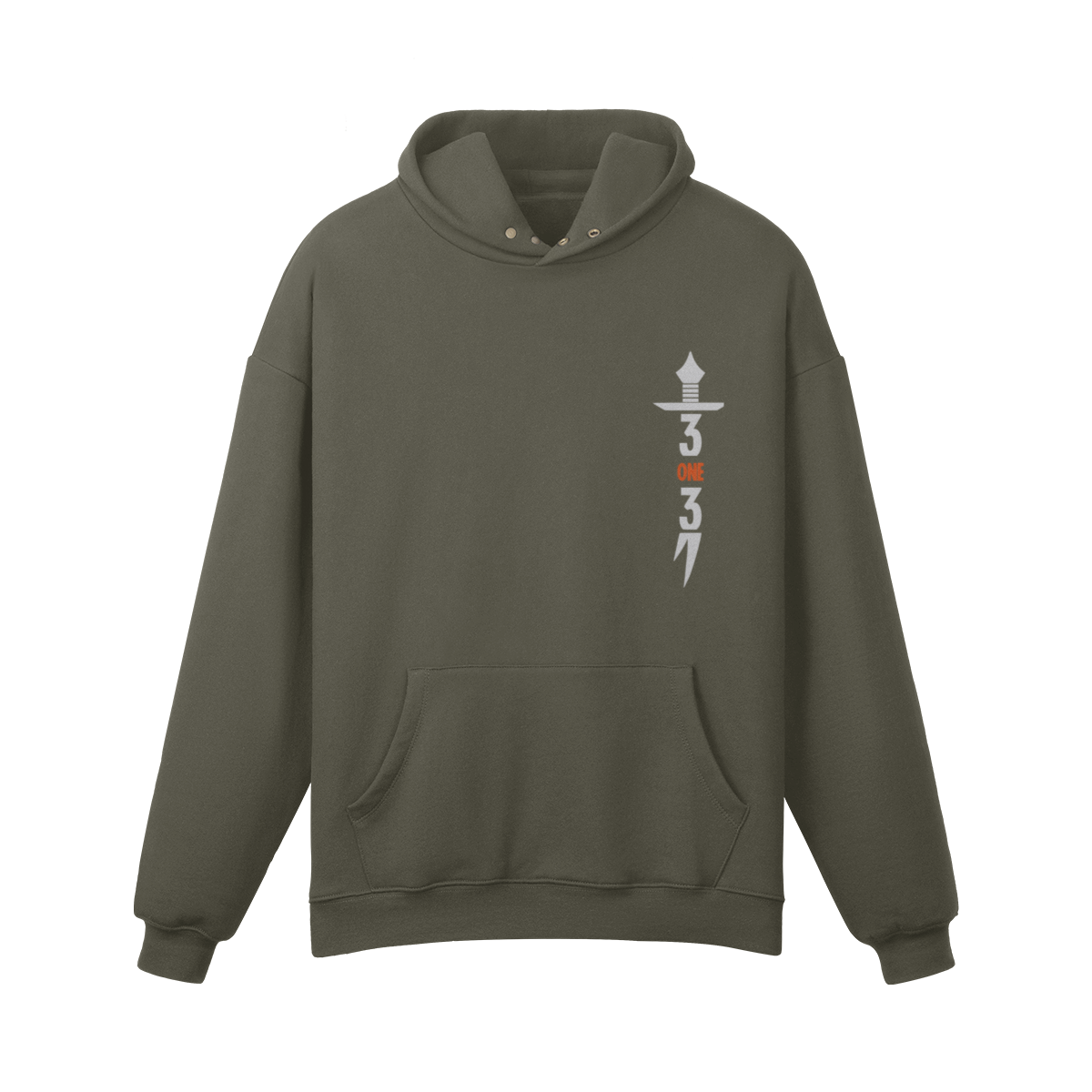 Unisex Pure Cotton Heavyweight High Collar Hoodie - "313 Death With Dignity Is Better Than A Life Of Humiliation"