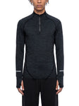 Men's-Quarter-Zip-Raglan-Training-T-Shirt-mens-sportswear-gymwear-customisable-tight-fitting