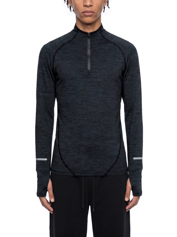 Men's-Quarter-Zip-Raglan-Training-T-Shirt-mens-sportswear-gymwear-customisable-tight-fitting