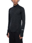 Men's-Quarter-Zip-Raglan-Training-T-Shirt-mens-sportswear-gymwear-customisable-tight-fitting